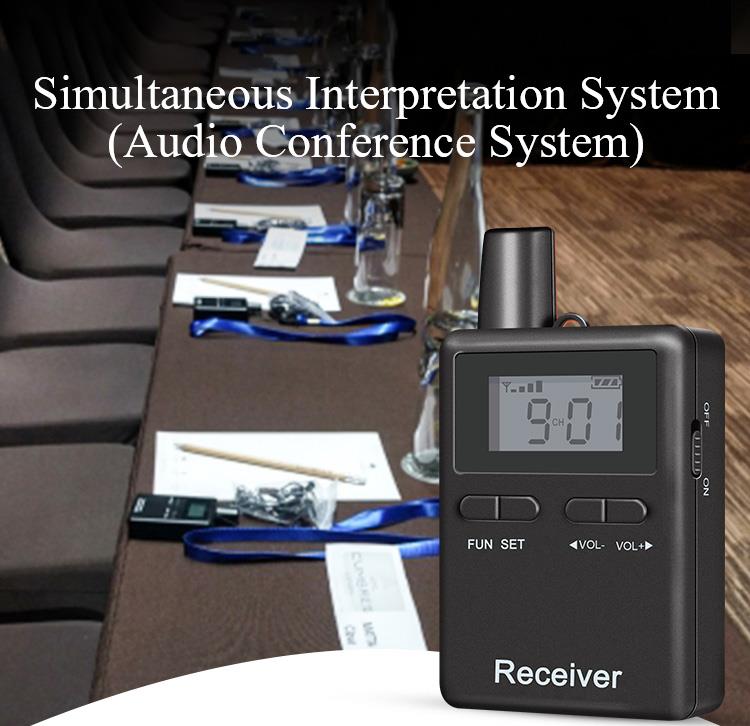 Audio Transmitter Mottaker tolkning utstyr(图5)